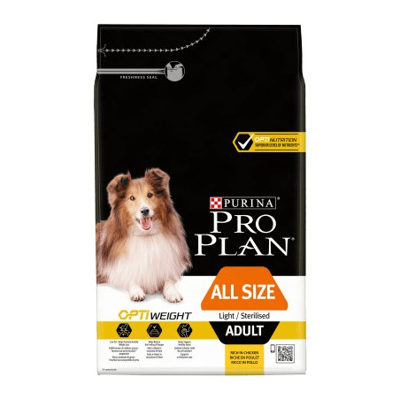 PURINA CANE LIGHT STERILISED OPTIWEIGHT 14KG - 