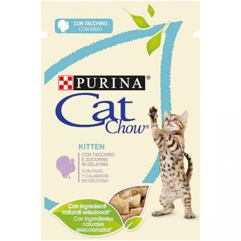 CAT CHOW KITTEN buste TACCHINO  24 bustine 85 gr. - 