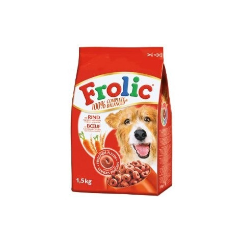 FROLIC Crocchette ad anello Manzo e Carote per taglia Medium-Large 1,5 kg. - 