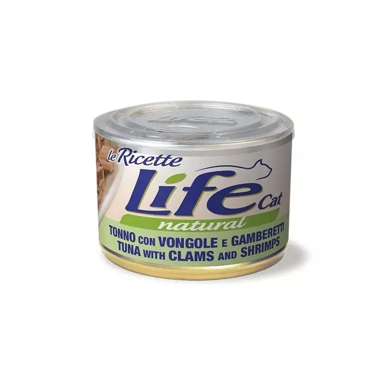 LIFE RICETTE GATTO TONNO VONGOLE GAMBERETTI 150 gr.