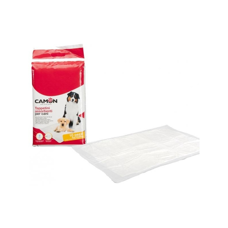 CAMON Tappetino Assorbente pour Chien 60 x 90 cm. 10 pièces CAMON Tappetino Assorbente pour Chien 60 x 90 cm. 10 pièces