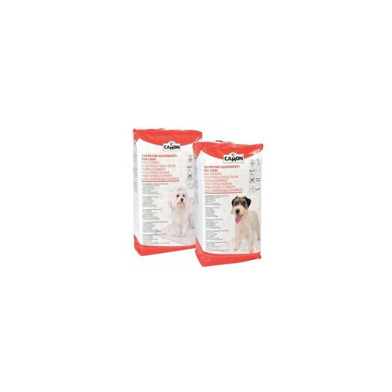 CAMON Tappetino Assorbente pour Chien 60 x 60 cm. 25 pièces CAMON Tappetino Assorbente pour Chien 60 x 60 cm. 25 pièces