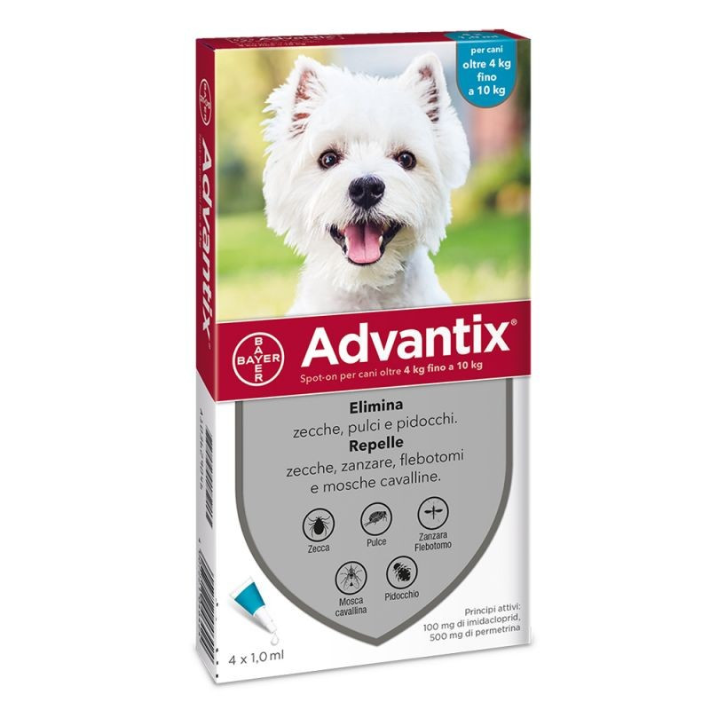 Advantix Spot-On for Dogs 4-10 kg