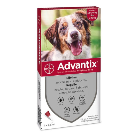 Advantix Spot-On per Cani 10-25 Kg - 