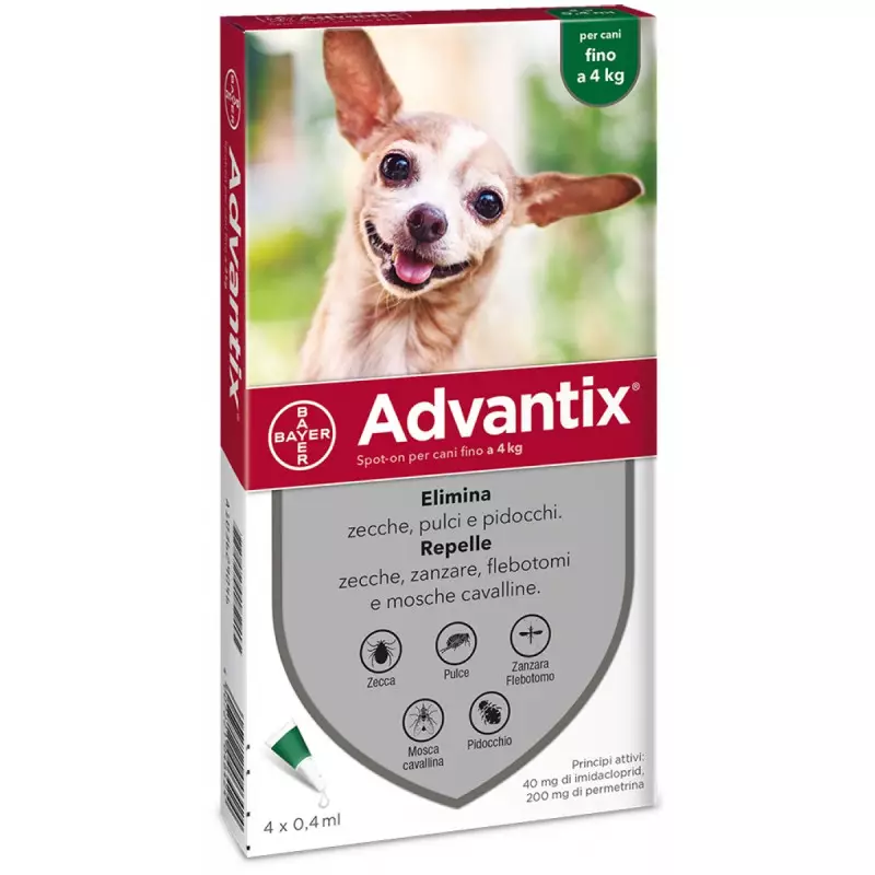 Advantix Spot-On for dogs up to 4 kg