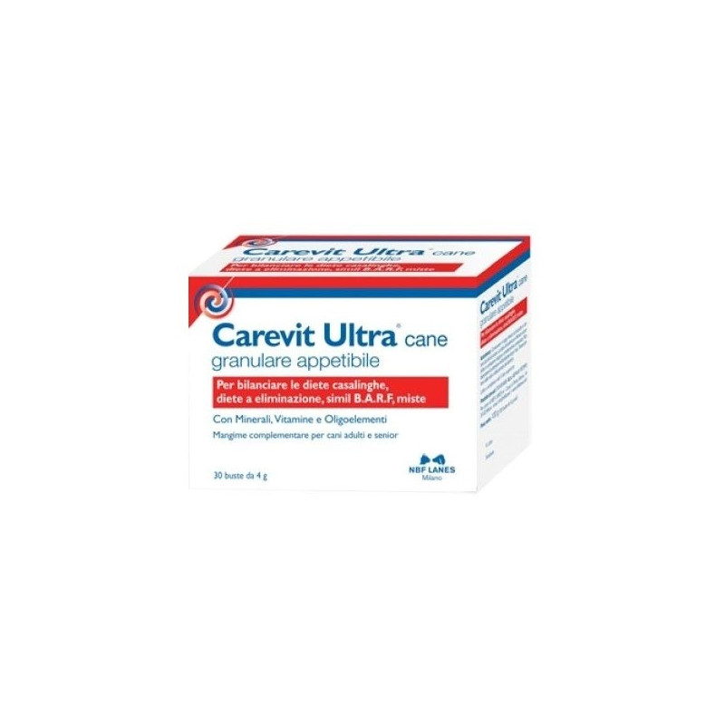 Nbf Lanes Carevit Ultra Chien Granulare 30 Sachets 4 g Nbf Lanes Carevit Ultra Chien Granulare 30 Sachets 4 g