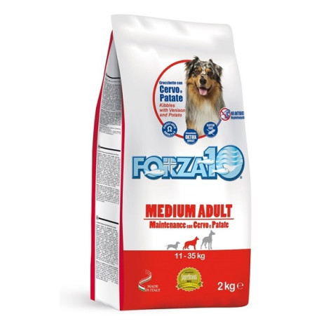 Forza10 Dog Adult Medium Hirsch und Kartoffeln 12,5 kg