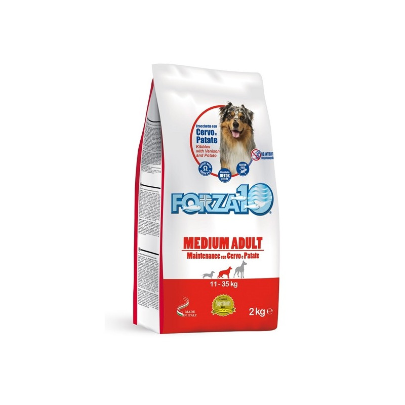 FORZA10 Chien Adult Medium Cerf et Pommes de Terre 2 kg FORZA10 Chien Adult Medium Cerf et Pommes de Terre 2 kg