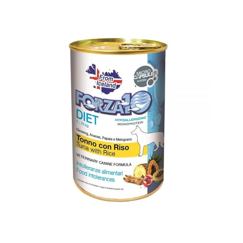 Forza10 Chien Patè Diet Thon et Riz 400 g Forza10 Chien Patè Diet Thon et Riz 400 g