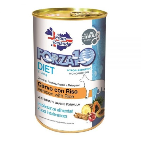 Forza10 Dog Patè Diet Venison and Rice 400 g