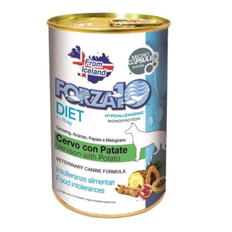 Forza10 Chien Patè Diet Cerf et Pommes de Terre 400 g