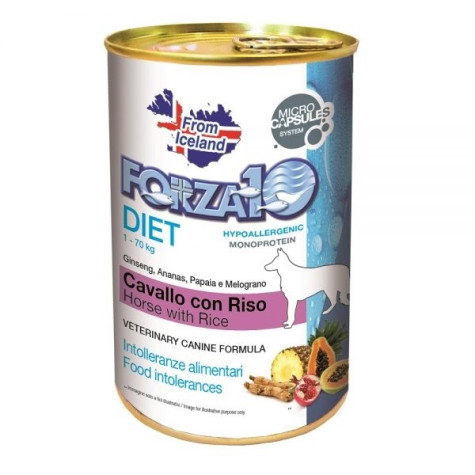 Forza10 Cane Patè Diet Cavallo e Riso 400 g -