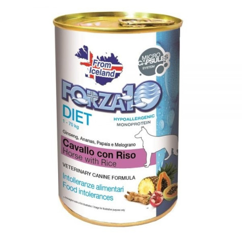 Forza10 Dog Patè Diet Horse and Rice 400 g