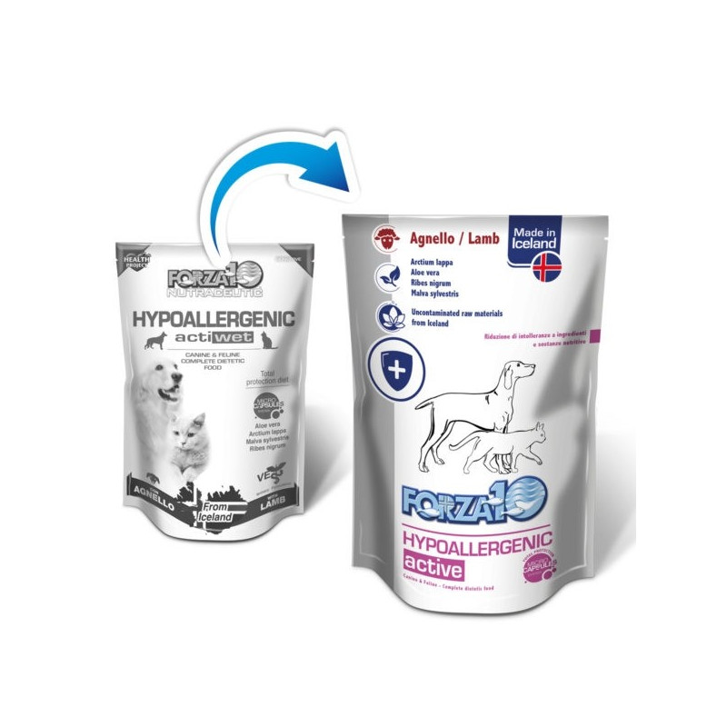 Forza10 Hypoallergenic Actiwet Agneau (12 Sachets 100 g) Forza10 Hypoallergenic Actiwet Agneau (12 Sachets 100 g)