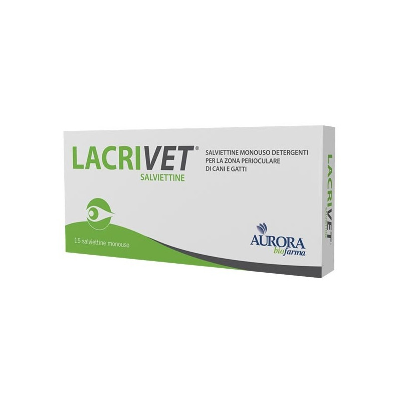 Aurora Biofarma Lacrivet-Lingettes Oculari 15 pièces Aurora Biofarma Lacrivet-Lingettes Oculari 15 pièces
