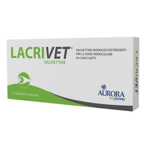 Aurora Biofarma Lacrivet-Salviette Oculari 15 pz -