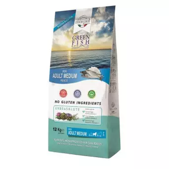 Marpet - Cane Green Fish Adult Medium 12 kg.