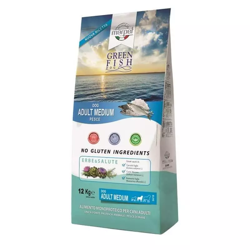 Marpet - Cane Green Fish Adult Medium 12 kg.