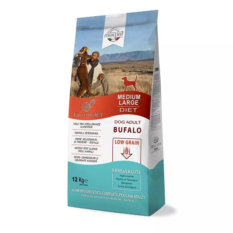 MARPET - Dog Equilibria Low Grain 100% Buffalo Medium Adult 12 Kg. MARPET - Dog Equilibria Low Grain 100% Buffalo Medium Adult 12 Kg.