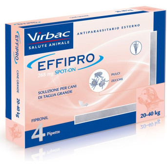 VIRBAC Effipro Spot On Cane 20 40 kg (4 pipettes)