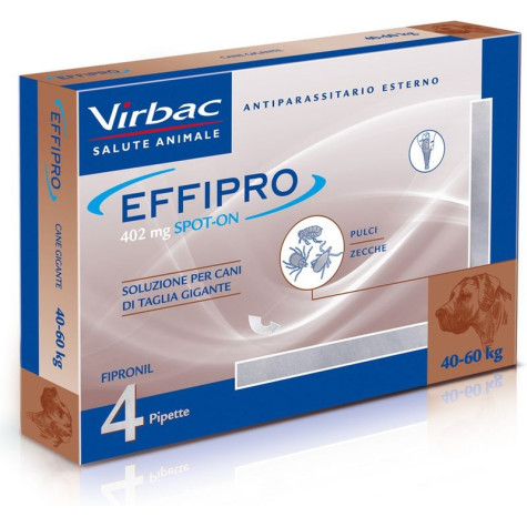VIRBAC Effipro Spot On Cane 40 60 kg (4 pipettes)