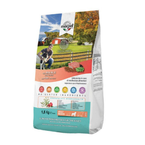 Marpet - Cane Equilibria Low Grain 100% Maiale Medium Adult 1.5 Kg. - 