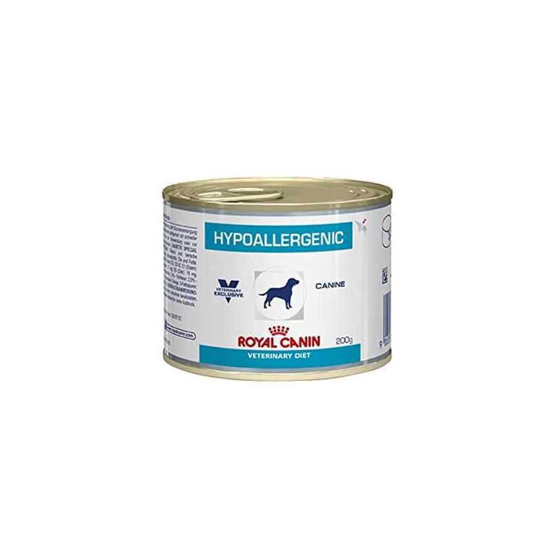 royal canin hypoallergenic wet dog 6 cans of 200 gr