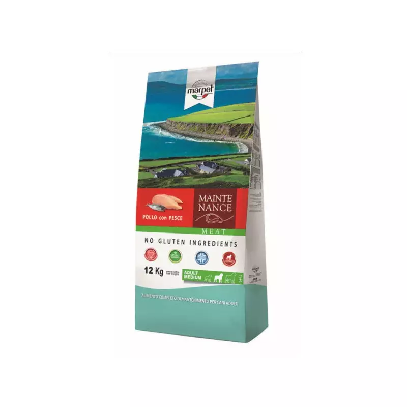 Marpet - Cane Mantenimento Dog Dry Pollo e Pesce Medium 12 Kg.