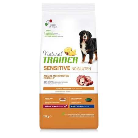 TRAINER Natural Sensitive Adult Medium & Maxi Anatra 3 kg. - 