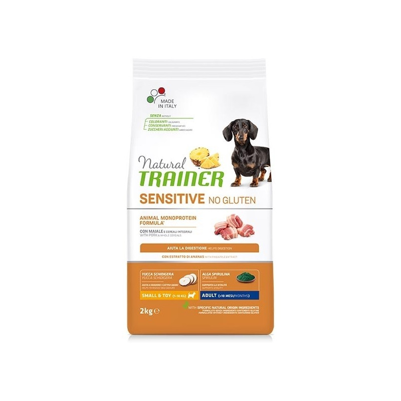 Trainer Natural Sensitive Adult Small Porc 2 kg Trainer Natural Sensitive Adult Small Porc 2 kg