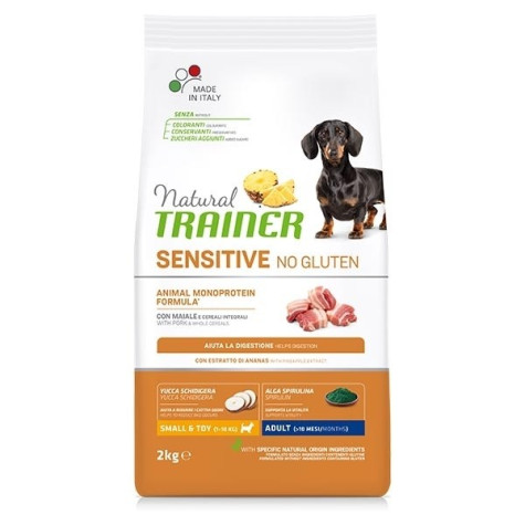 Trainer Natural Sensitive Adult Small Maiale 2 kg -