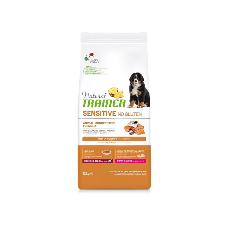 Trainer Natural Sensitive Puppy et Medium Maxi Saumon 3 kg Trainer Natural Sensitive Puppy et Medium Maxi Saumon 3 kg