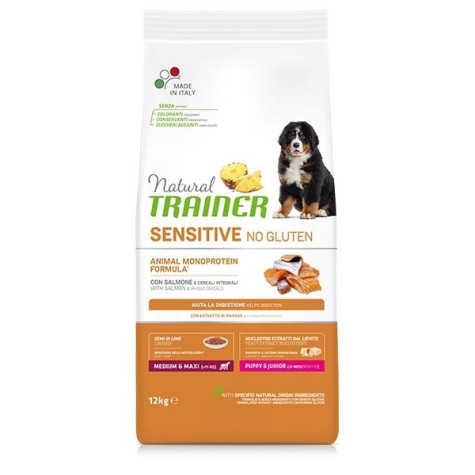 Trainer Natural Sensitive Puppy & Medium Maxi Salmone 3 kg - 