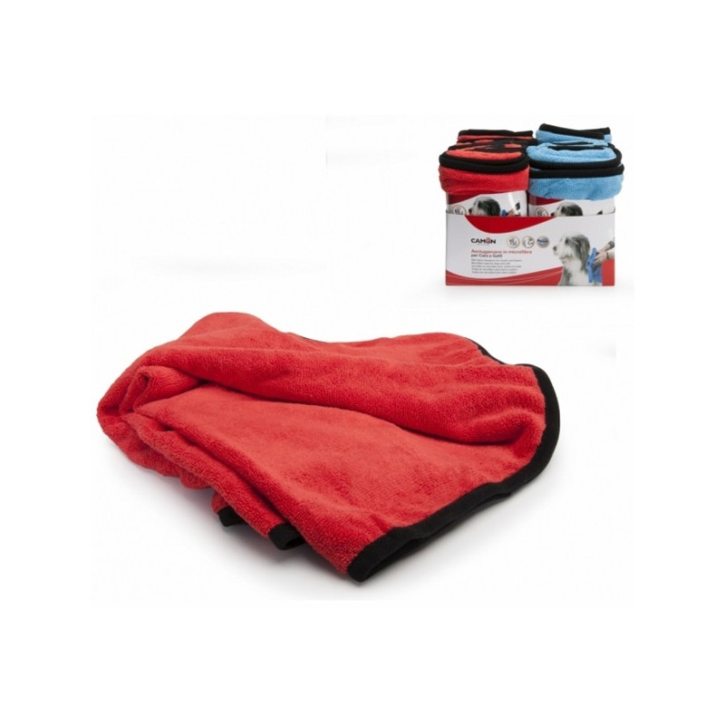 CAMON Asciugamano Microfibra pour Chien et Chat (120 x 60) CAMON Asciugamano Microfibra pour Chien et Chat (120 x 60)