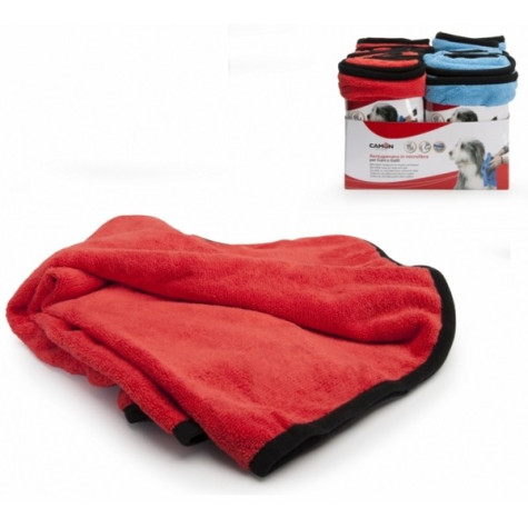 CAMON Asciugamano Microfibra Per Cani e Gatti (120x60) - 