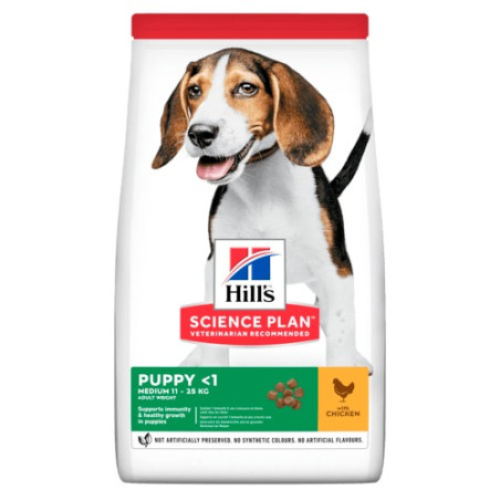 Hill's puppy medium cane pollo 12 kg - 