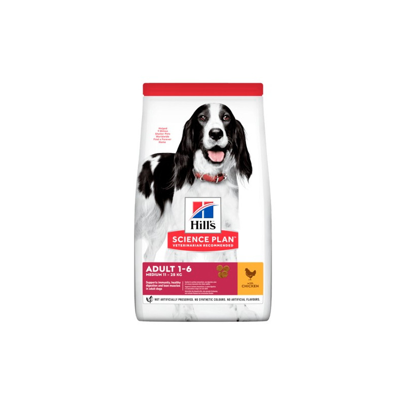 Hill's adult medium Chien poulet 12 kg Hill's adult medium Chien poulet 12 kg