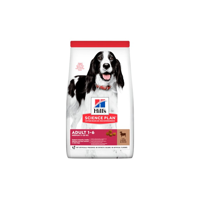 HILL'S adult Agneau Riz medium Chien 2,5 kg