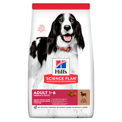 HILL'S adult lamb rice medium dog 2,5 kg