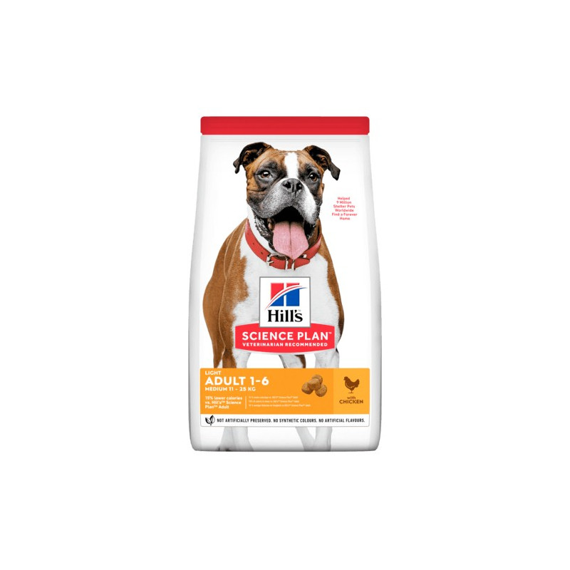 HILL'S Chien Light Medium Poulet 2,5 kg HILL'S Chien Light Medium Poulet 2,5 kg
