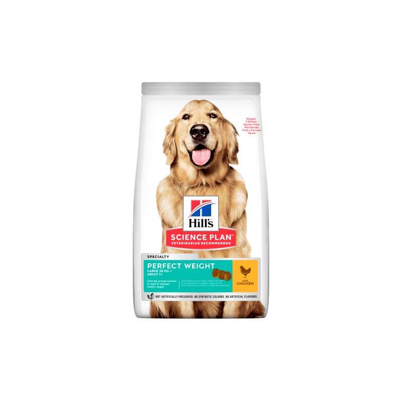 HILL'S Perfect Weight Chien adult large Poulet 12 kg HILL'S Perfect Weight Chien adult large Poulet 12 kg