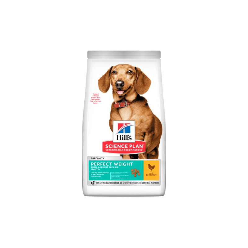 HILL'S Chien Adult small mini Perfect Weight 1,5 kg HILL'S Chien Adult small mini Perfect Weight 1,5 kg