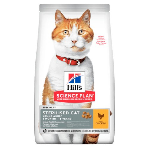 HILL'S Science Plan Adult Sterilized Cat with Chicken 7 kg.