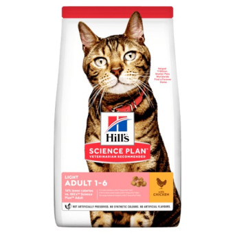 Hill's Cat adult light medium chicken 1,5 kg