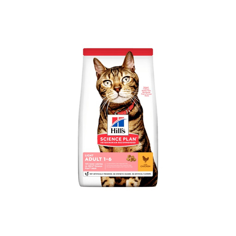 HILL'S Science Plan Adult Light au Poulet 7 kg HILL'S Science Plan Adult Light au Poulet 7 kg