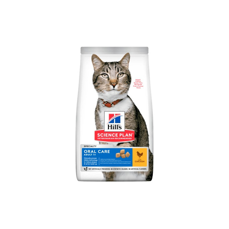 HILL'S Science Plan Adult Oral Care au Poulet 1,5 kg