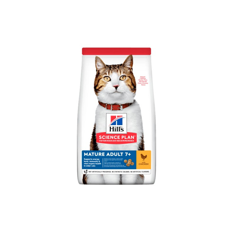 HILL'S Science Plan Mature Adult 7+ avec poulet 1,5 kg HILL'S Science Plan Mature Adult 7+ avec poulet 1,5 kg
