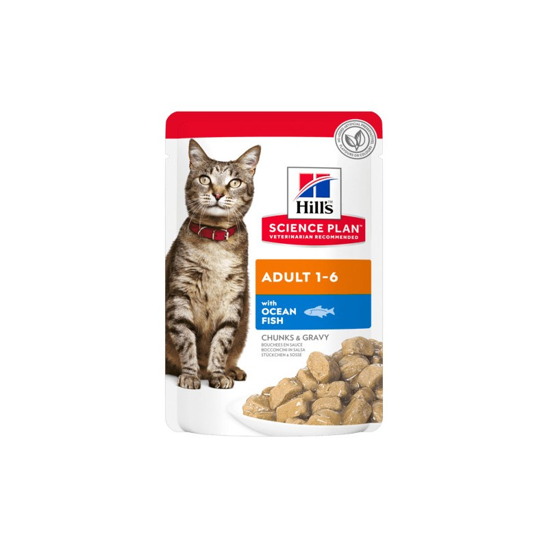 Hill's Gatto Tender morsels in adult fish sauce 85 gr.