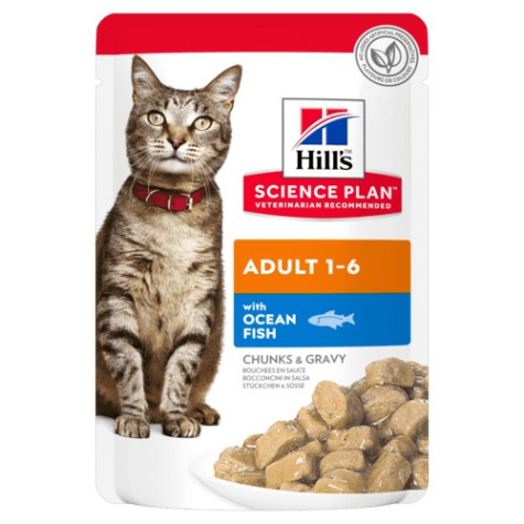 Hill's Gatto Tender morsels in adult fish sauce 85 gr.