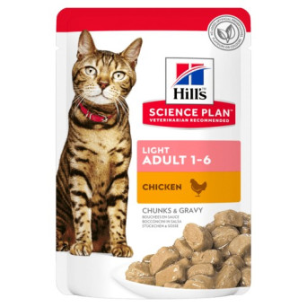 Hill's Gatto Adult Teneri Bocconcini in Salsa light al pollo 12x85 gr. - 